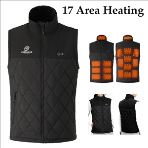 Winter USB Powered Warm Soft Heated Vest for Men Women Cold Weather